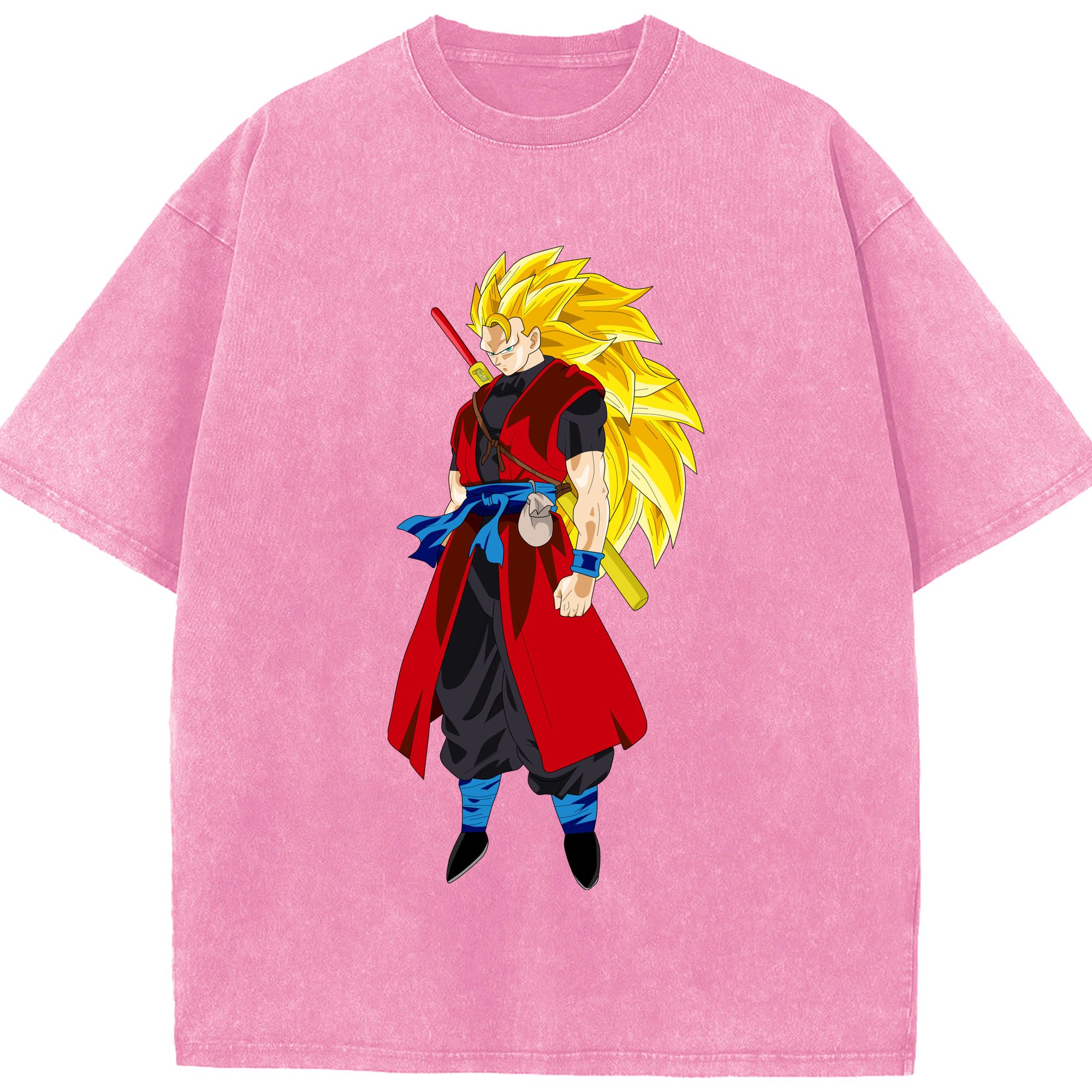（画像用） ドラゴンボール トランクス（Torankusu）DRAGON BALL Trunks 綿100% ヴィンテージ風 半袖Tシャツ（フロントプリント）